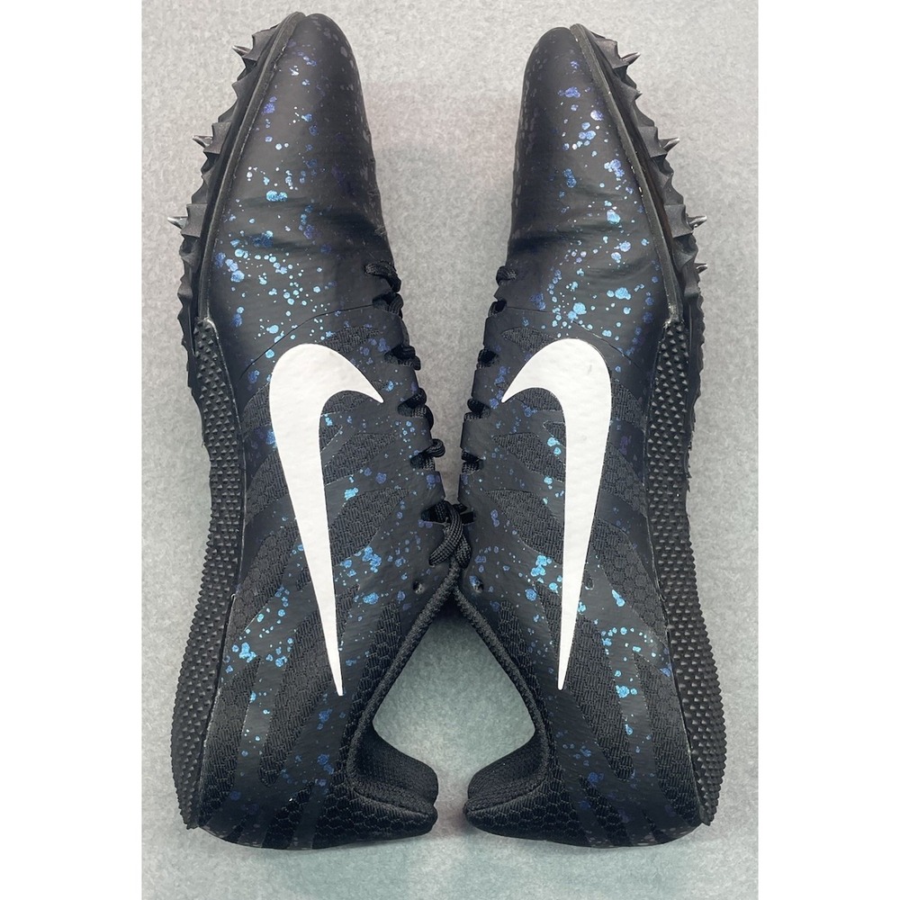 Nike Track Shoes Mens 10.5 Zoom Rival Cleats Black Indigo Fog 907564-003 Spike - Picture 5 of 7